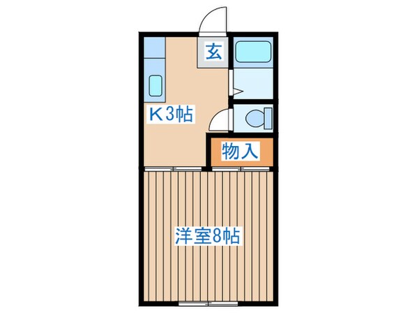 プレーンハイツの物件間取画像